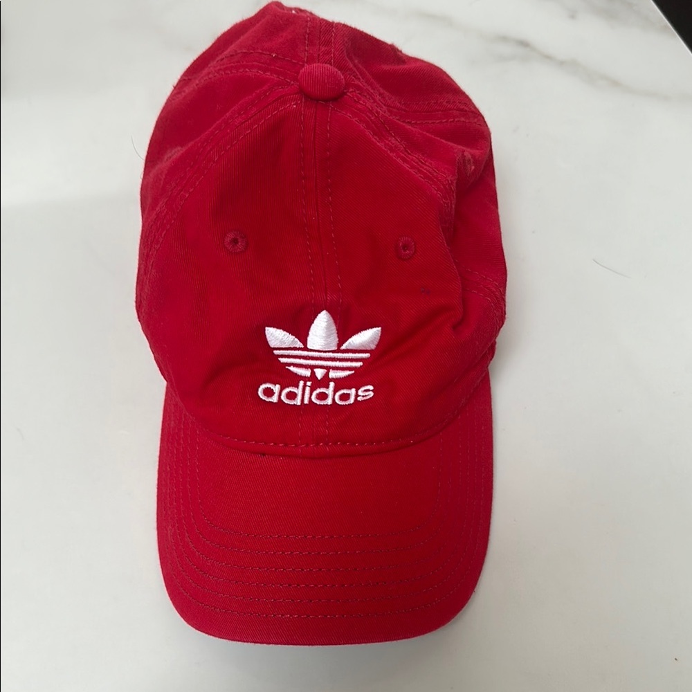 Adidas Red Baseball Cap